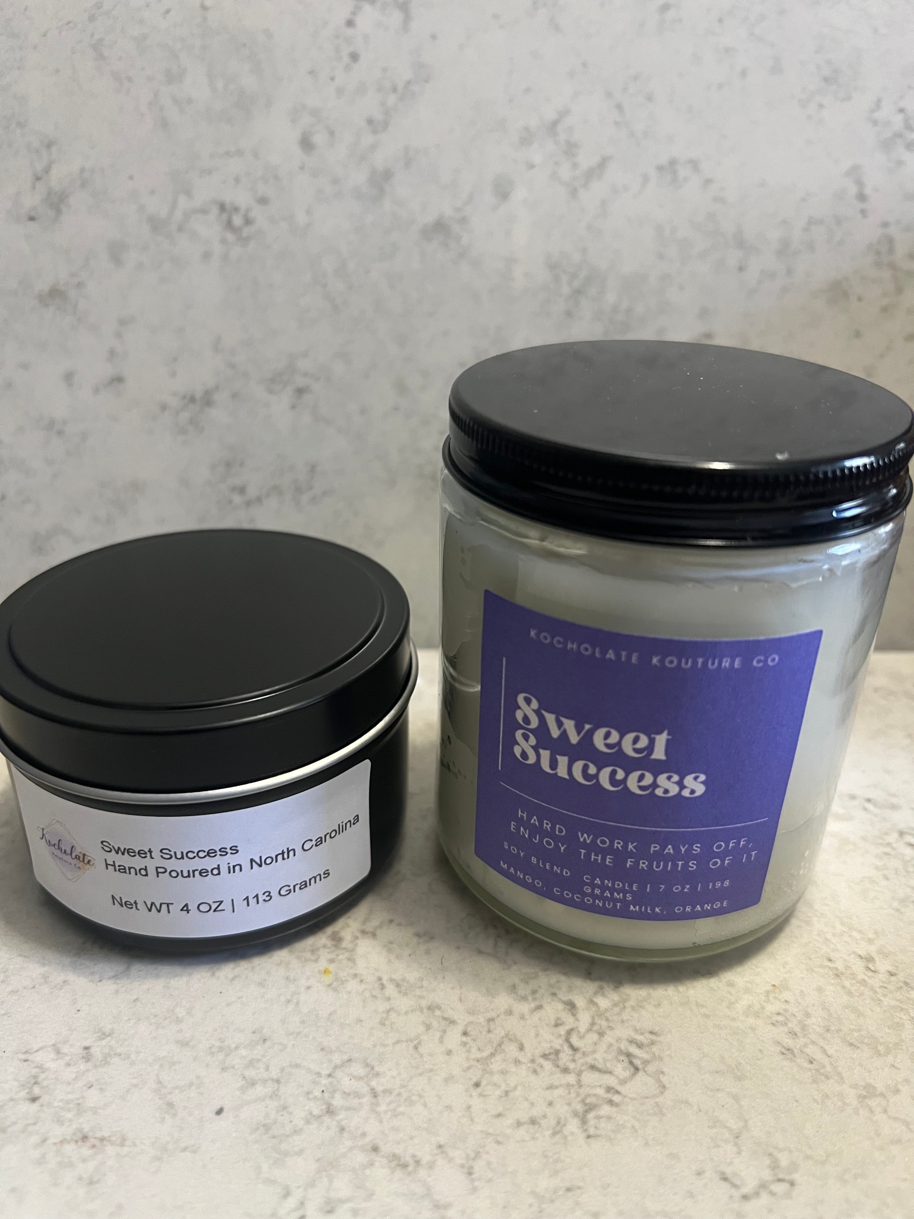 Sweet Success Candle - Mango Coconut Milk Scent