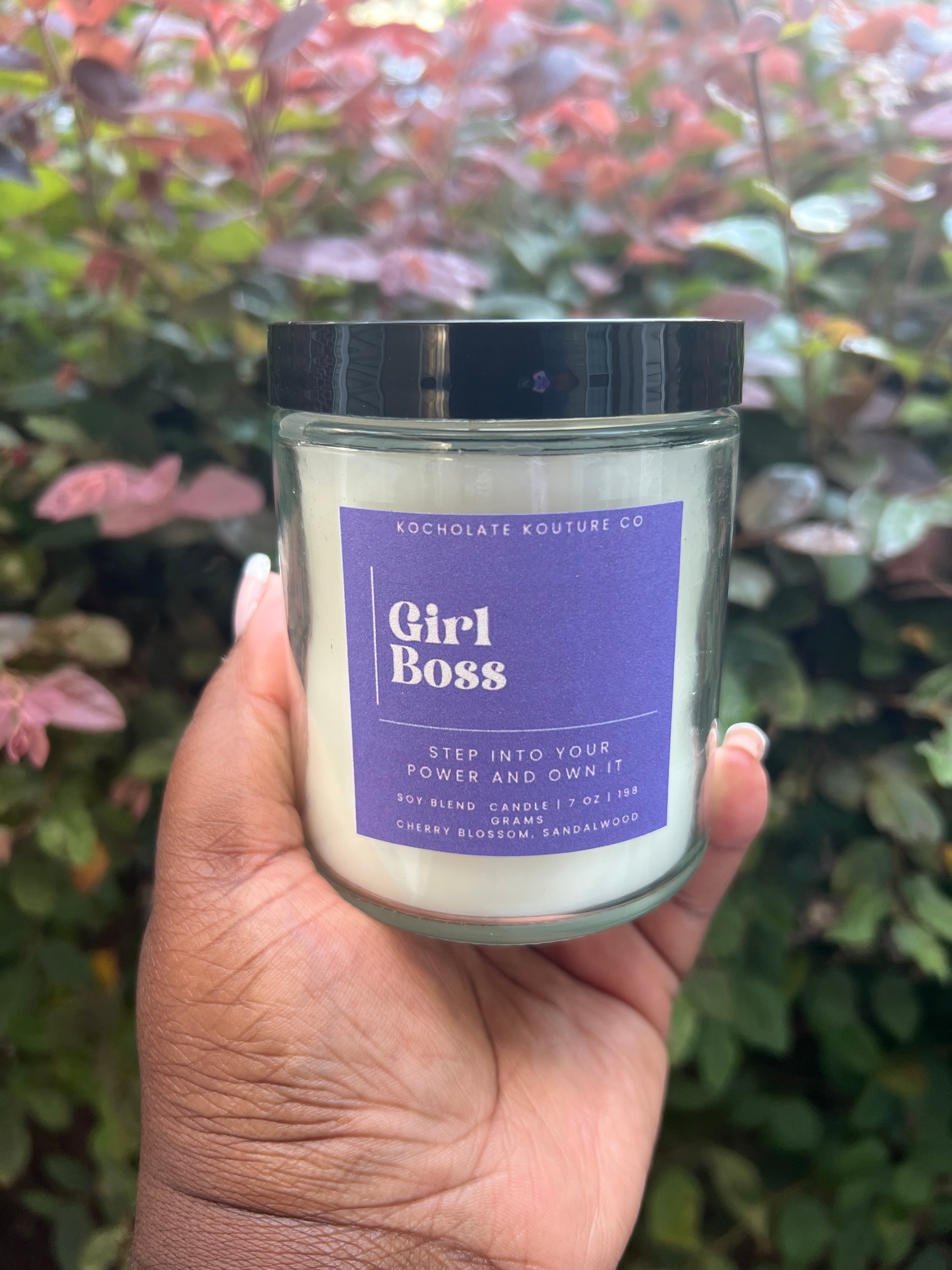 Girl Boss Candle - Japanese Cherry Blossom Sandalwood Scent