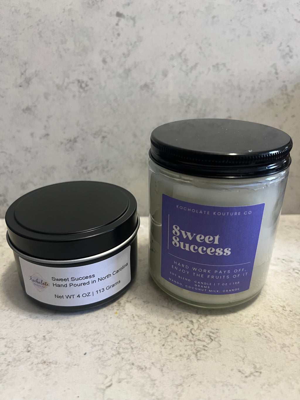Sweet Success Candle - Mango Coconut Milk Scent