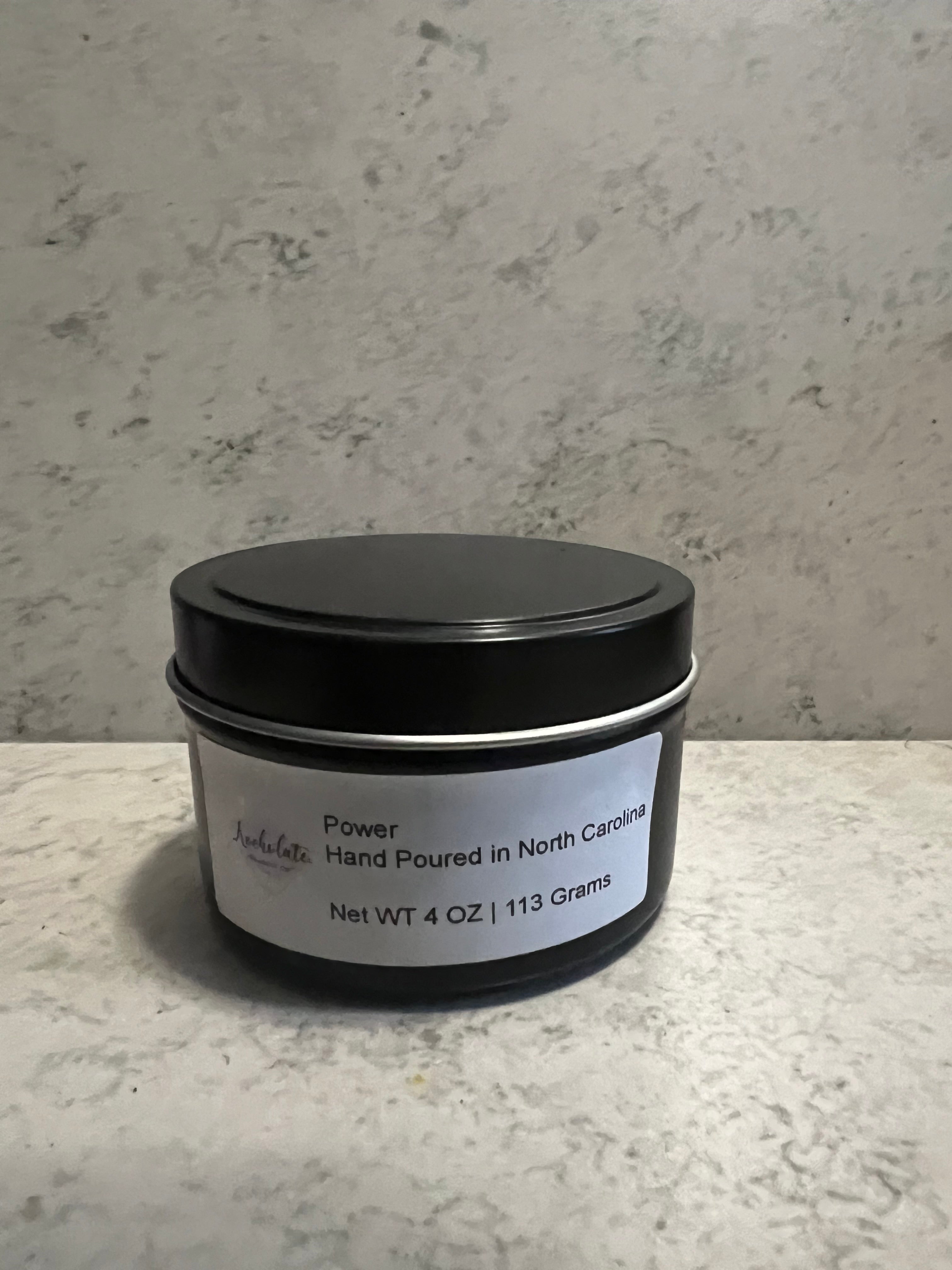 Power Candle - Sea Salt Plum Amber Scent