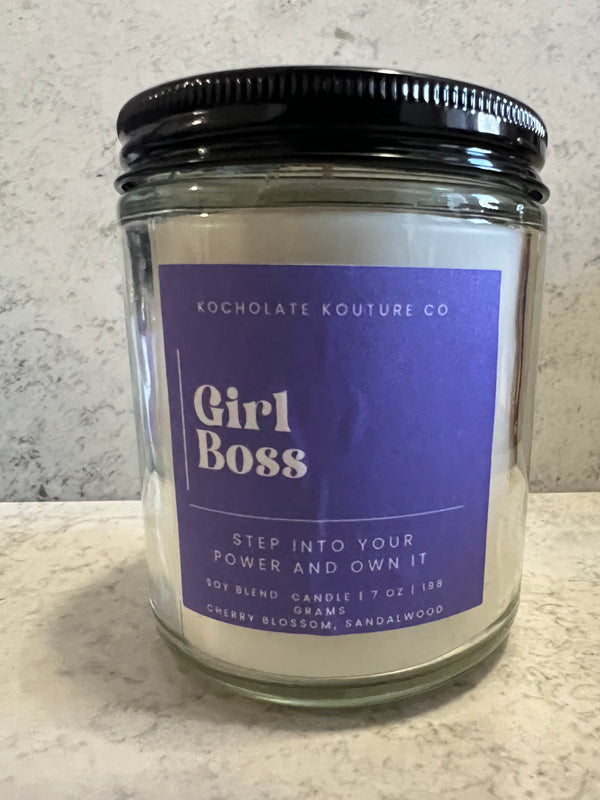 Girl Boss Candle - Japanese Cherry Blossom Sandalwood Scent