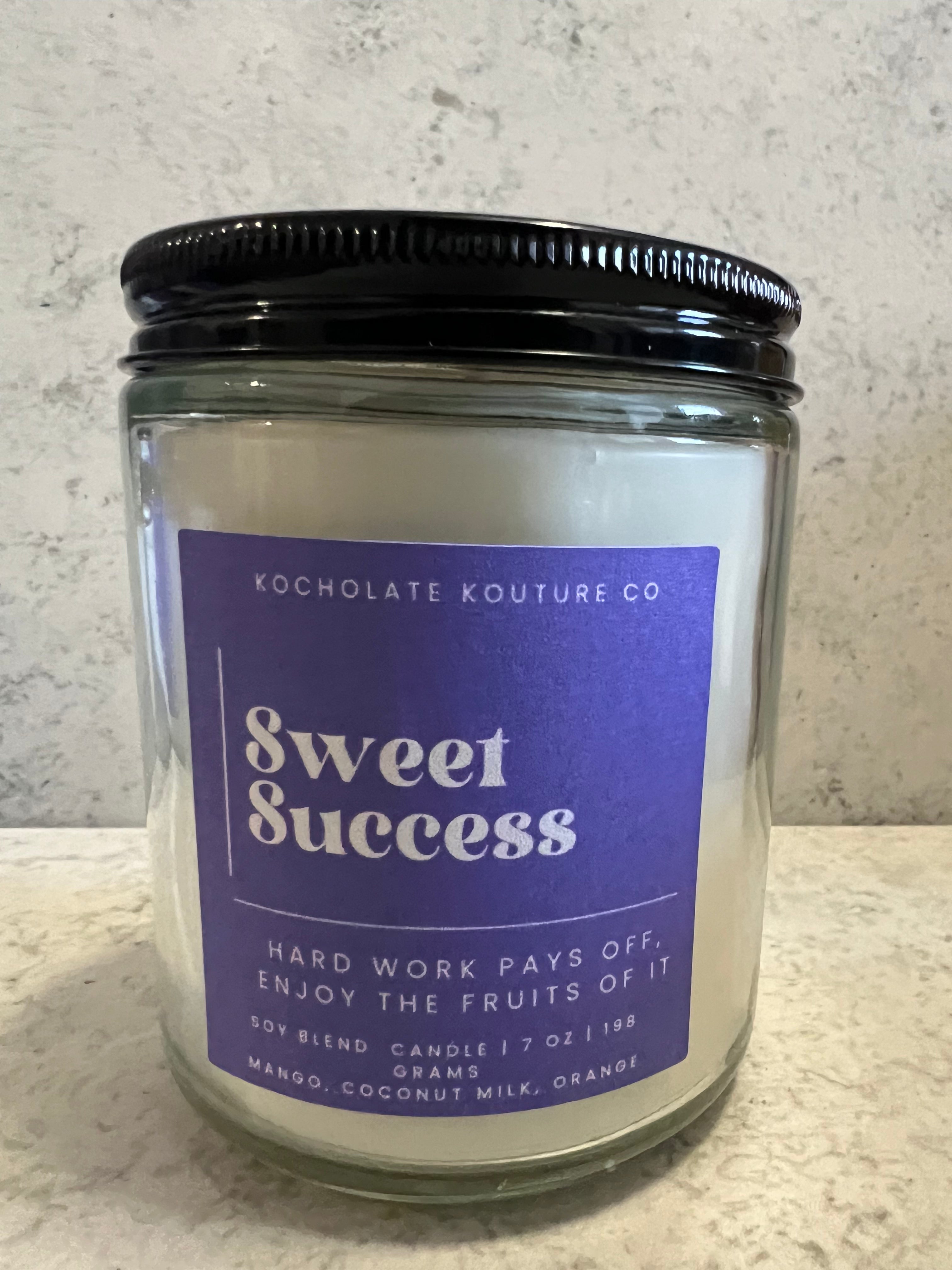 Sweet Success Candle - Mango Coconut Milk Scent