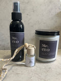 Scent of the Month: Mr. CEO Bundle Leather Amber Orange Scent