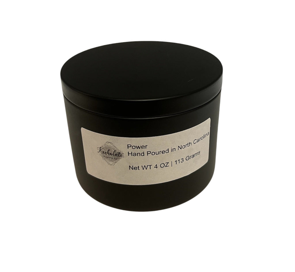 Power Candle - Sea Salt Plum Amber Scent